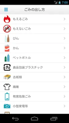 さいたま分別 android App screenshot 3